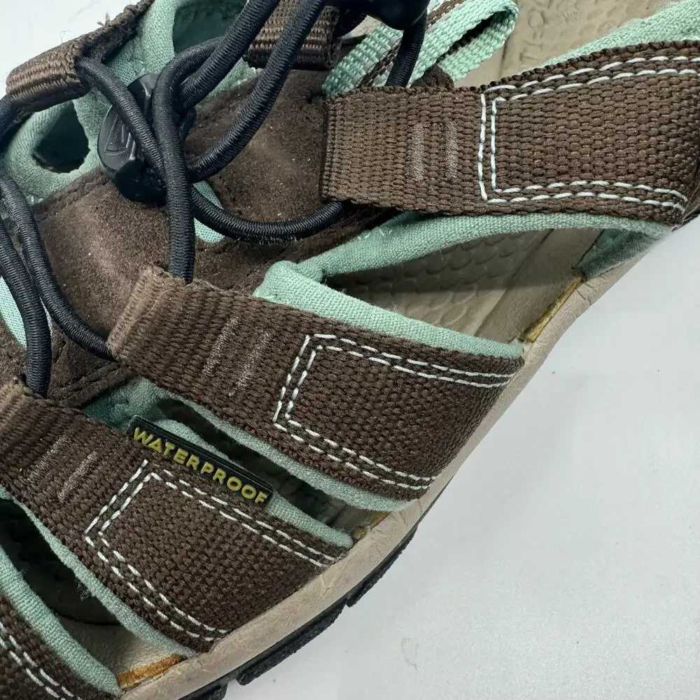 KEEN Women's Newport H2 closed toe hiking sandals in brown womens 10
